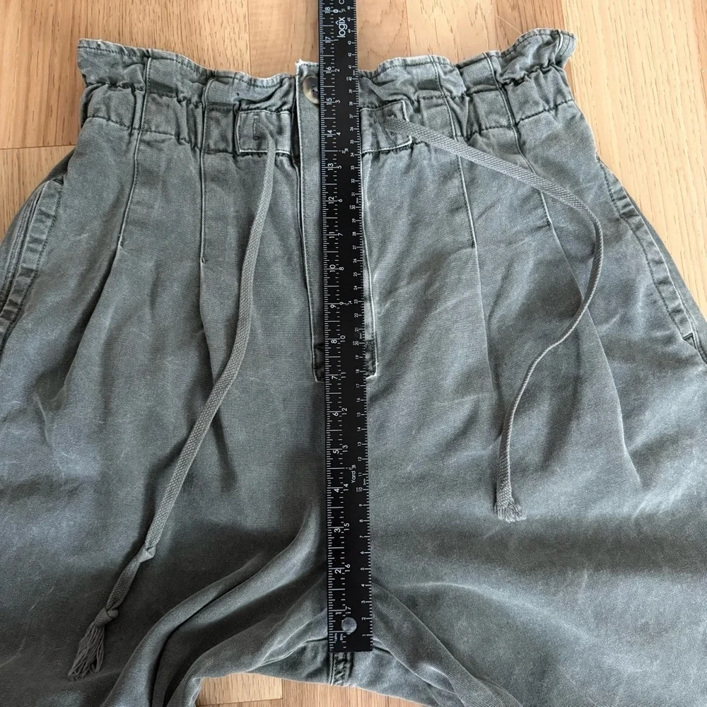 Free People Boho Margate Trouser Paperbag Tie Waist Pants Size M - Picture 11 of 13